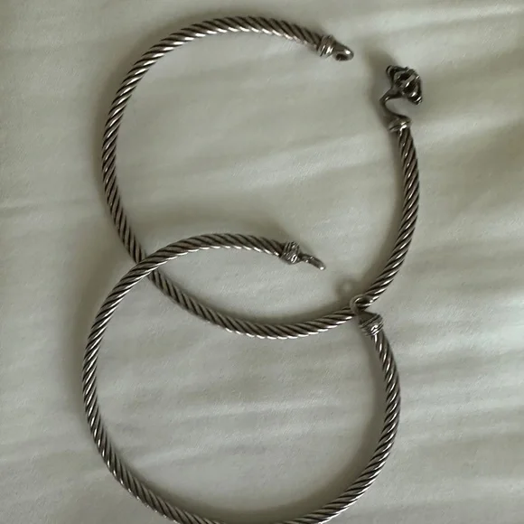 David Yurman silver bracelet Starburst with diamonds - Picture 5 of 15